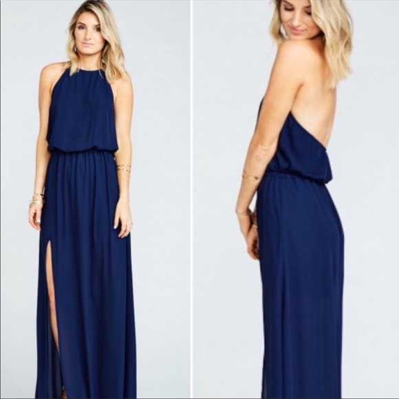 Show Me Your MuMu Dresses & Skirts - Show me your mumu bridesmaid dress Navy Blue
